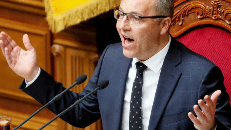 Ukrainian Politician, Andriy Parubiy Assassinated In Lviv, Ukraine (Photos)