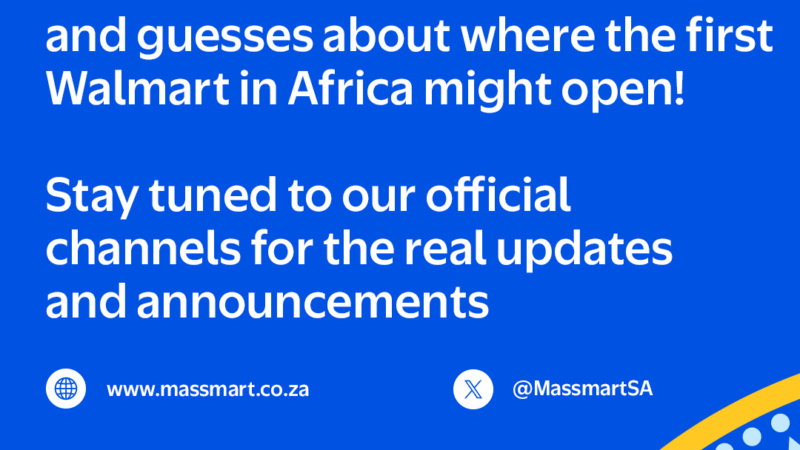 Walmart Reveals First Store On African Soil