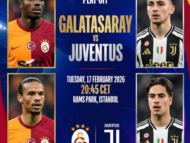 Champions League Fixture Tuesday 17th February 2026 – Galatasaray vs Juventus