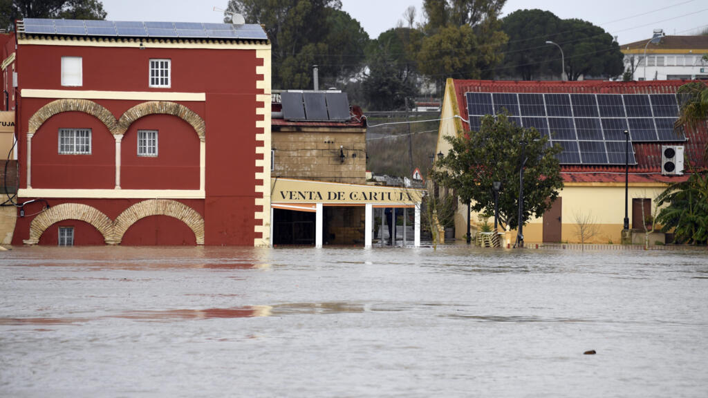 Storm and Flood Hits Spain and Portugal