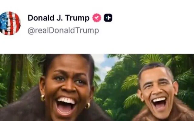 Trump Deletes Controversial Video Depicting Obamas As Monkeys