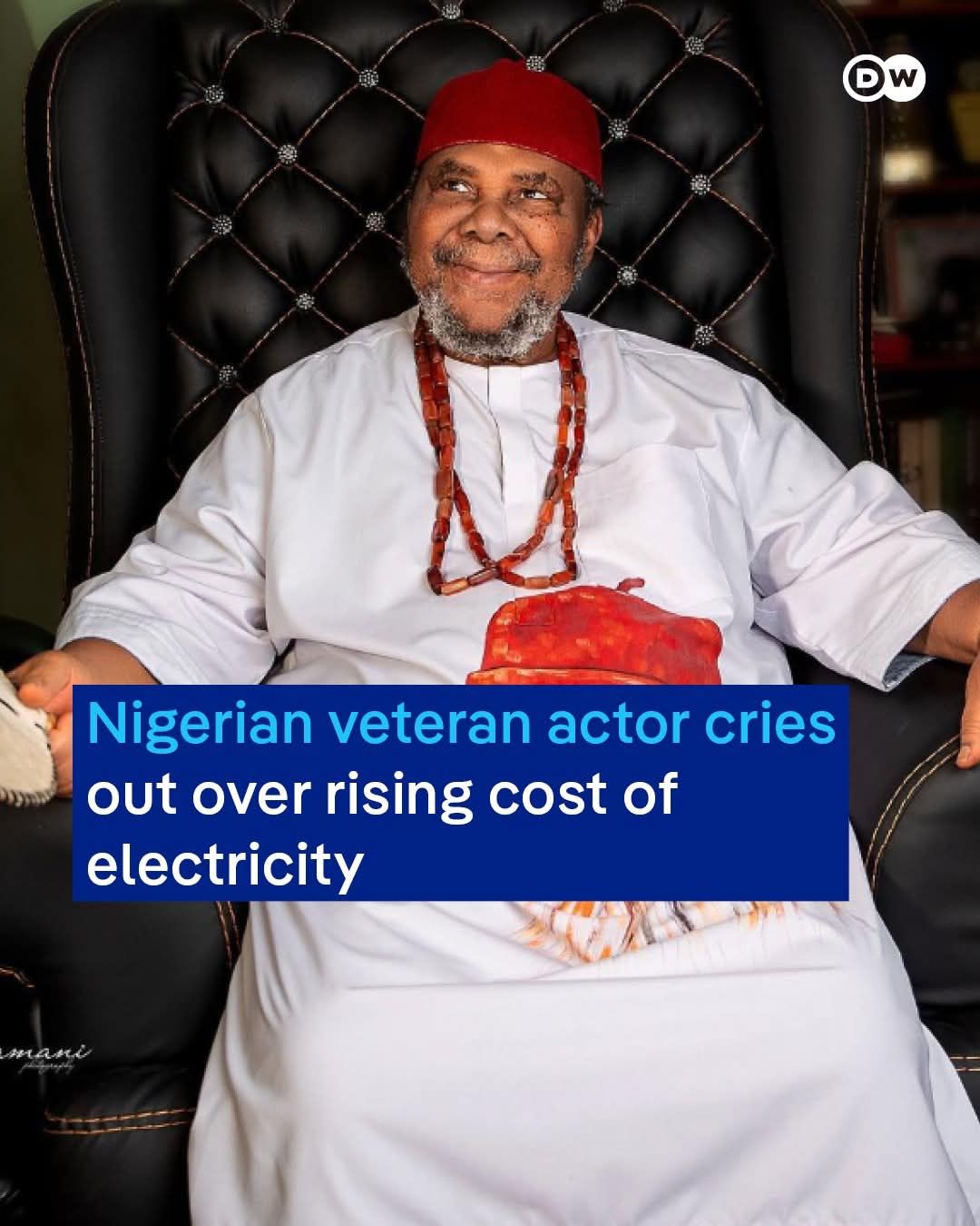 Veteran Actor Pete Edochie laments over high cost of Electricity and Fuel.