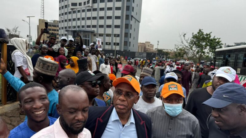 Atiku, Obi, Kwankwaso, Amaechi, Others Protest In Abuja. #occupyinec