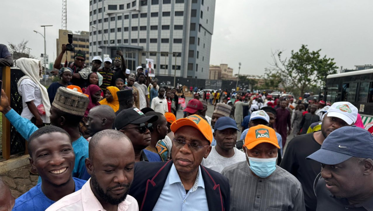 Atiku, Obi, Kwankwaso, Amaechi, Others Protest In Abuja. #occupyinec