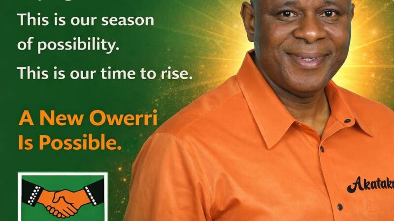 A NEW OWERRI FEDERAL CONSTITUENCY WITH AKATAKA