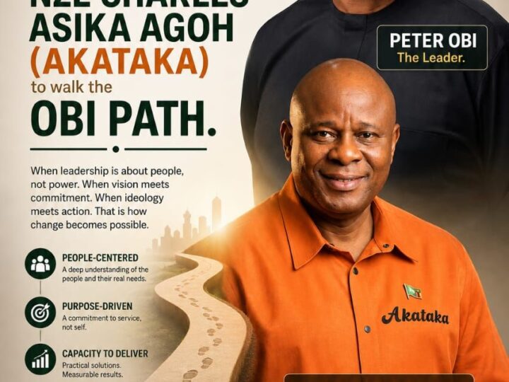Owerri’s Defining Moment: The growing call for Nze Charles Asika Agoh (Akataka) to walk the Obi Path.